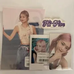 ME:I ミーアイ オンラインくじ 佐々木心菜 2点セット　セルカHi-five