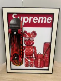 特殊ミラーアートパネル ベアブリック Louis Vuitton Supreme - メルカリ