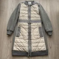 【最終価格】【美品】ランバンオンブルー　ノーカラー　ダウンジャケット　36 2025年最新】ランバンオンブルー ダウンジャケット サイズ36の人気