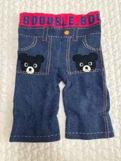 DOUBLE.B ベビーパンツ レギンス デニム風 くま 80cmのサムネイル