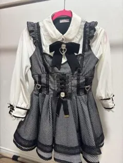 LIZLISA リズリサ セットアップライクチェックワンピース - メルカリ