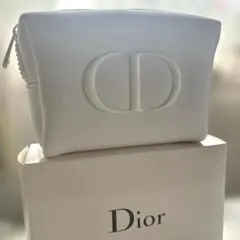 【新品】クリスチャンディオール ノベルティ ポーチ ホワイト