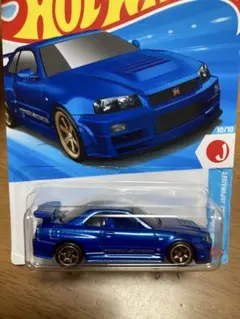 455‼️Hot Wheels NISSAN SKYLINE GT-R BNR34のサムネイル