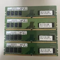 DDR4 32GB (4x8GB)PC4-2666Vノデスクトップ用動作確認済み