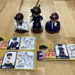 名探偵コナン チョコエッグ 4 江戸川コナン 工藤優作 怪盗キッド 3点セット