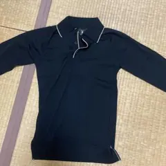 ネイビー ポロシャツ ダイヤモンドボタン