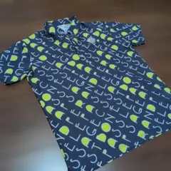 美品】アンパスィ 半袖 ポロシャツ サングラス 総柄 - メルカリ