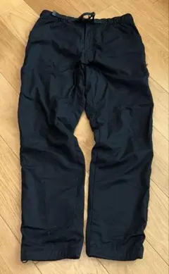 UNIQLO メンズ カーゴパンツ 暖パン ブラック Mサイズ