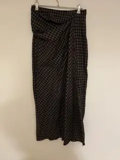 ZARA チェックタイトスカート