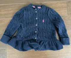 Ralph Lauren ネイビー ニットカーディガン 12M