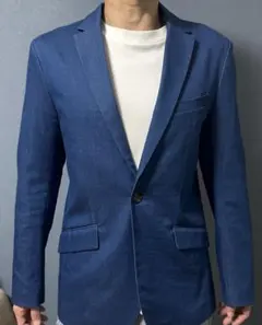 HARE テーラードジャケット M 青