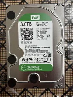 WD30EZRX 3.0TB 【使用時間212時間】