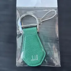 dunhill グリーンレザーキーホルダーのサムネイル