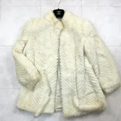 総丈75✨毛並み◎ ヴァイオレットミンク パールミンク リアルファー 