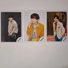 なにわ男子　長尾謙杜　公式写真3枚セット