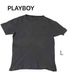 90s【Vintage】PLAY BOY/ポケットTシャツ/シングルステッチ　黒 90s【Vintage】PLAY BOY/ポケットTシャツ/シングルステッチ 黒