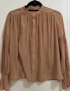 【NATURAL BEAUTY BASIC】バルーンスリーブ ブラウス