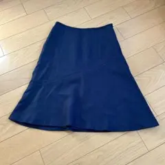 NATURAL BEAUTY BASIC ネイビー フレアスカート S
