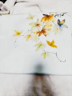 名古屋帯 白地 蔦模様 上品