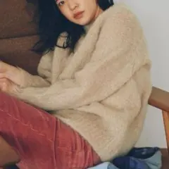 loin.【21AW】美品 モヘヤニット 井川遥 ロワン - メルカリ