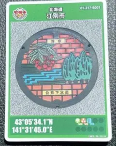 マンホールカード 北海道 新得町 D51 95 初期ロット001 - メルカリ