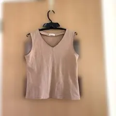 東京スタイル　茶色タンクトップ