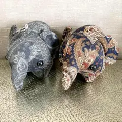 【激レア】ドムドムハンバーガー どむぞうくん ペイズリー柄　2個セット ドムドムハンバーガー | ⭐️新しい仲間のお知らせ⭐️ どむぞうくんと