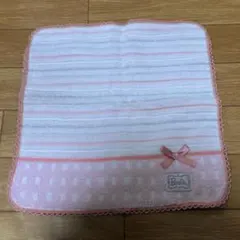 Barbie タオルハンカチ　ピンク