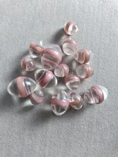 ヴィンテージ　デッドストック　レトロボタン　15個セット F小豆