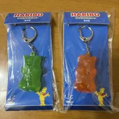HARIBO ハリボー　ソフビマスコット　緑　オレンジ