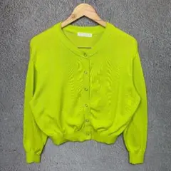 SENSE OF PLACE 長袖カーディガン ニット イエロー