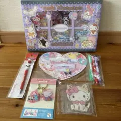 サンリオ ハローキティ50周年キーホルダー 付箋 シール 文房具 まとめ売り