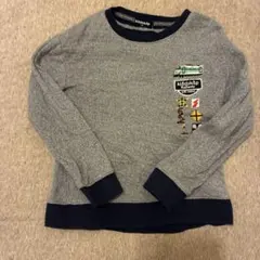 kladskap 電車・踏切モチーフ トレーナー 120