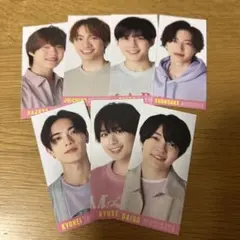 なにわ男子厚紙データカード