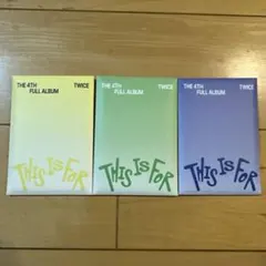 TWICEアルバムthis is for 予約特典トレカ コンプ