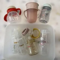 Pigeon 哺乳瓶とマグカップ セット