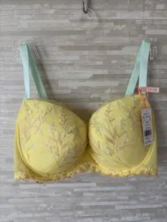 F75」トリンプ チャーミングラマー スリムライン フローラルハグ ブラジャー