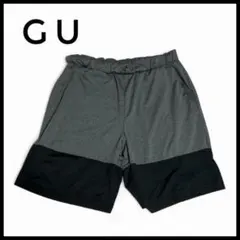 美品✨GU グレー・ブラック 切り替えショートパンツ 夏服 メンズ