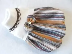 ★胴３３ｃｍ★ストライプ柄ペット用ドレス