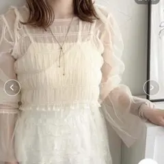 レイヤードチュールトップスのサムネイル