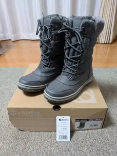 albatre スノーブーツ 24.5/25cm グレー