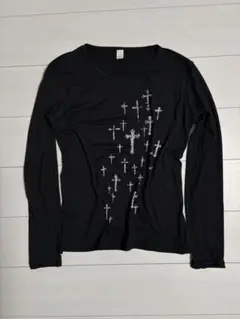 クロス　カットソー　archive opium y2k ダークウェア　即日発送