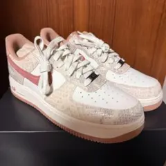 ナイキ エアフォース1 エレベイト オレンジクオーツ デザートカモ 迷彩 