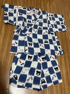 未使用に近いミキハウス　ダブルビー　甚平