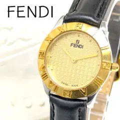 稼働/新品電池 FENDI フェンディ クォーツ レディース 腕時計 ズッカ柄