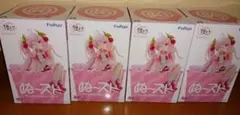 77＿初音ミク　桜ミク　ぬ～スト　フィギュア 　４体セット