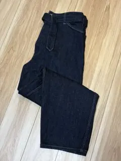 【comoli】 デニムベルテッドパンツ size2