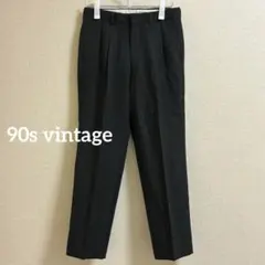 【古着】チェック柄スラックス
