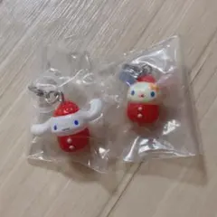 サンリオ　いちごめじるしアクセサリー　ウサハナ　シナモロール　ガチャガチャ