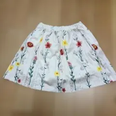 ハッカキッズ　花柄コットンスカート 130のサムネイル